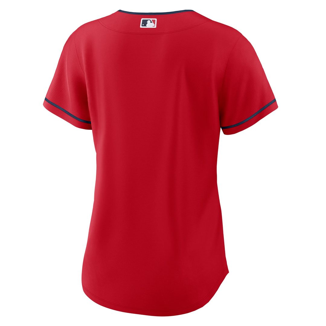 Cleveland Guardians Nike Women's Alternate Replica Team Jersey - Red Official MLB Team Apparel Baseball Fan Gear