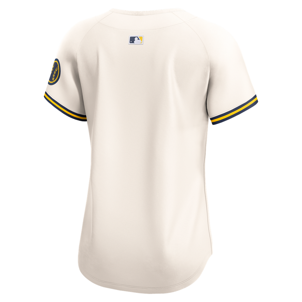 Milwaukee Brewers Nike Women's Home Limited Jersey - Cream Official MLB Team Apparel Baseball Fan Gear