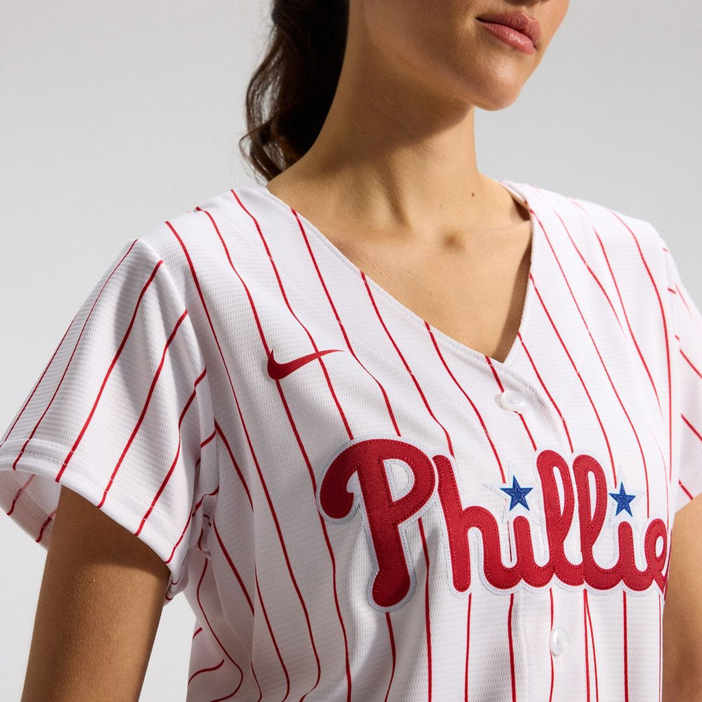 Philadelphia Phillies Nike Women's Home Replica Team Jersey - White Official MLB Team Apparel Baseball Fan Gear