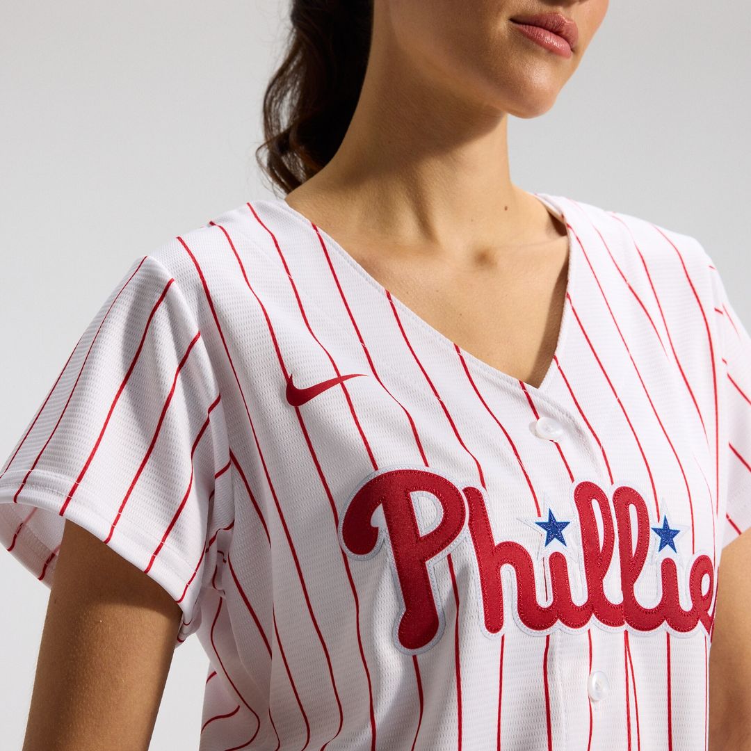 Philadelphia Phillies Nike Women's Home Replica Team Jersey - White Official MLB Team Apparel Baseball Fan Gear