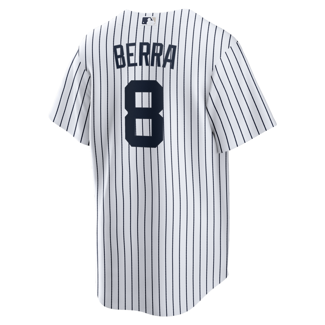 Yogi Berra New York Yankees Nike Home Retired Player Replica Jersey - White Official MLB Team Apparel Baseball Fan Gear