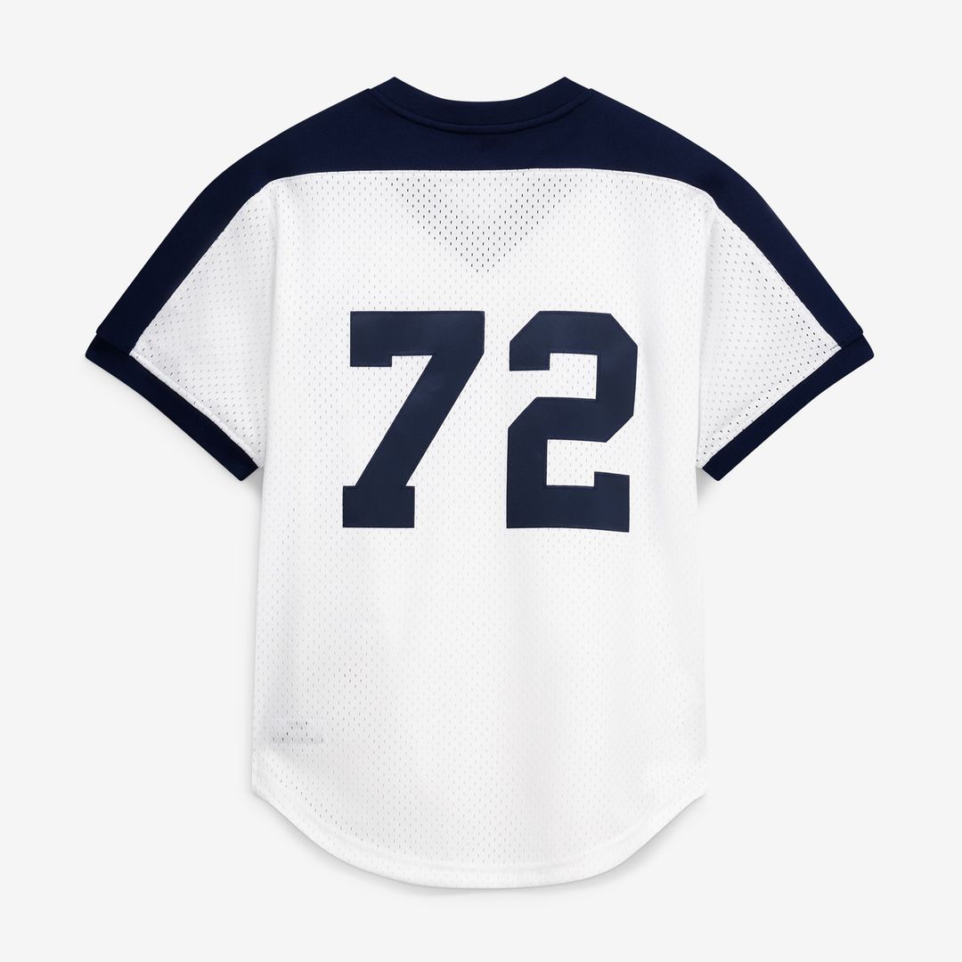 Carlton Fisk Chicago White Sox Mitchell & Ness Authentic Batting Practice Jersey - Navy Official MLB Team Apparel Baseball Fan Gear