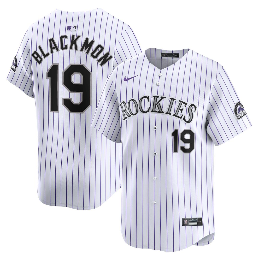 Charlie Blackmon Colorado Rockies Nike Youth Home Limited Player Jersey - White Official MLB Team Apparel Baseball Fan Gear