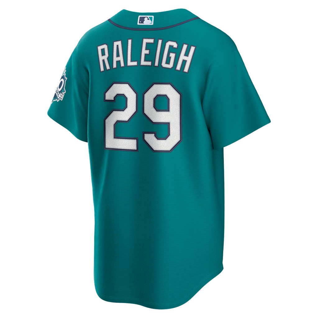 Cal Raleigh Seattle Mariners Nike Alternate Stadium Jersey - Cream Official MLB Team Apparel Baseball Fan Gear