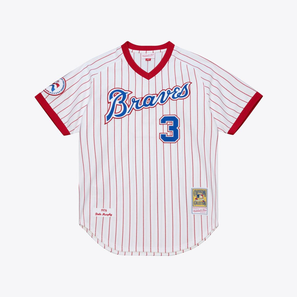 Dale Murphy Atlanta Braves Mitchell & Ness 1976 Authentic Jersey - White Official MLB Team Apparel Baseball Fan Gear