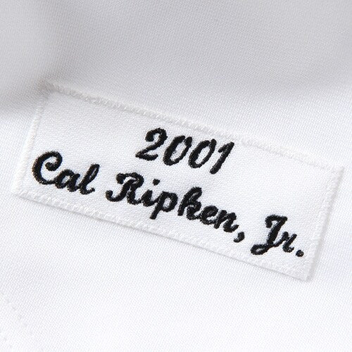 Cal Ripken Baltimore Orioles Mitchell & Ness Home Authentic Jersey - White Official MLB Team Apparel Baseball Fan Gear