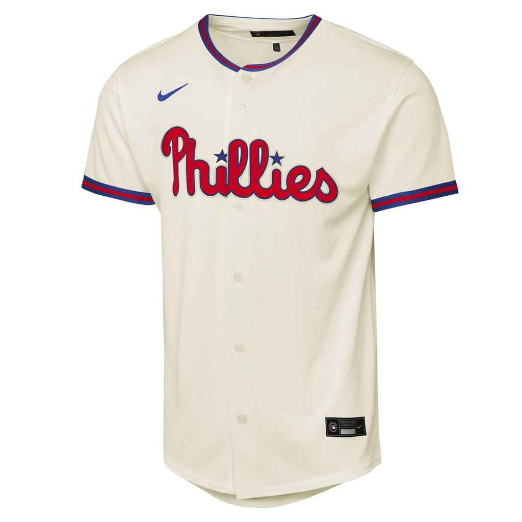 Bryce Harper Philadelphia Phillies Nike Youth Alternate 2 Replica Jersey - Cream Official MLB Team Apparel Baseball Fan Gear