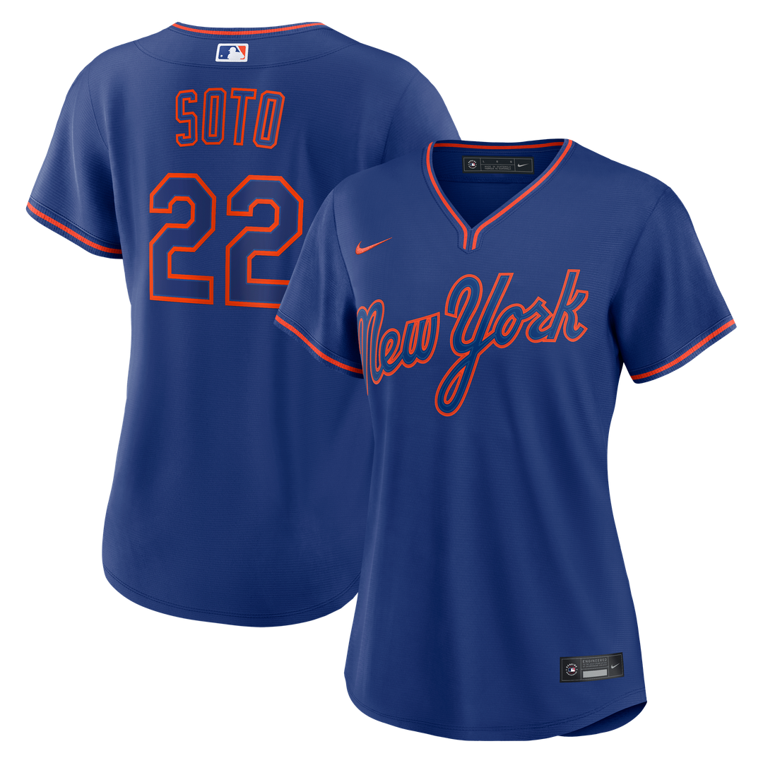 Juan Soto New York Mets Nike Women's Alternate Replica Jersey - Royal Official MLB Team Apparel Baseball Fan Gear