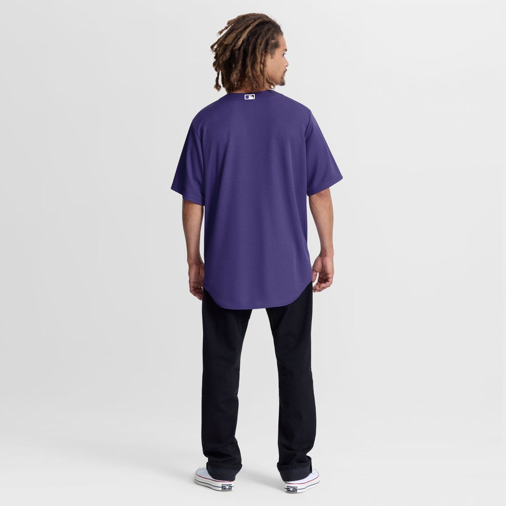 Colorado Rockies Nike Alternate Replica Jersey - Purple Official MLB Team Apparel Baseball Fan Gear