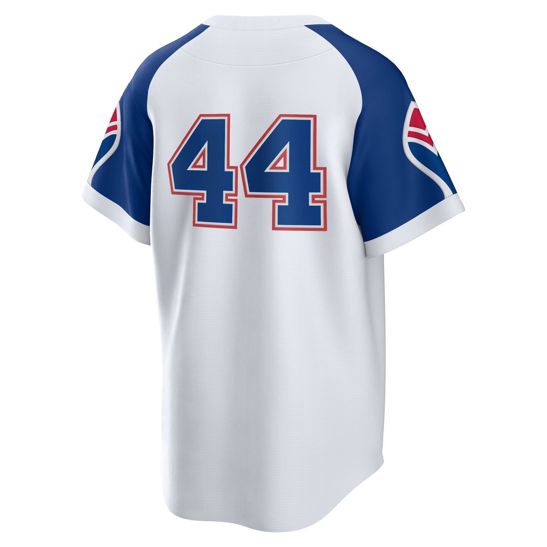 Hank Aaron Atlanta Braves Nike Home Cooperstown Collection Player Jersey - White Official MLB Team Apparel Baseball Fan Gear