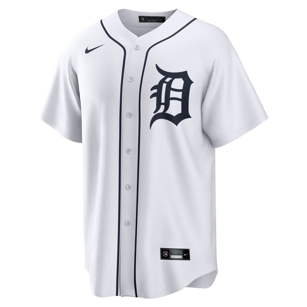 Jack Flaherty Detroit Tigers Nike Home Replica Jersey - White Official MLB Team Apparel Baseball Fan Gear