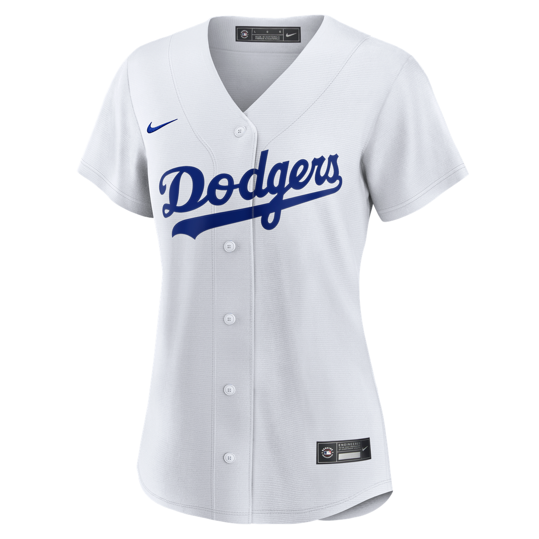 Los Angeles Dodgers Nike Women's Home Replica Jersey - White Official MLB Team Apparel Baseball Fan Gear