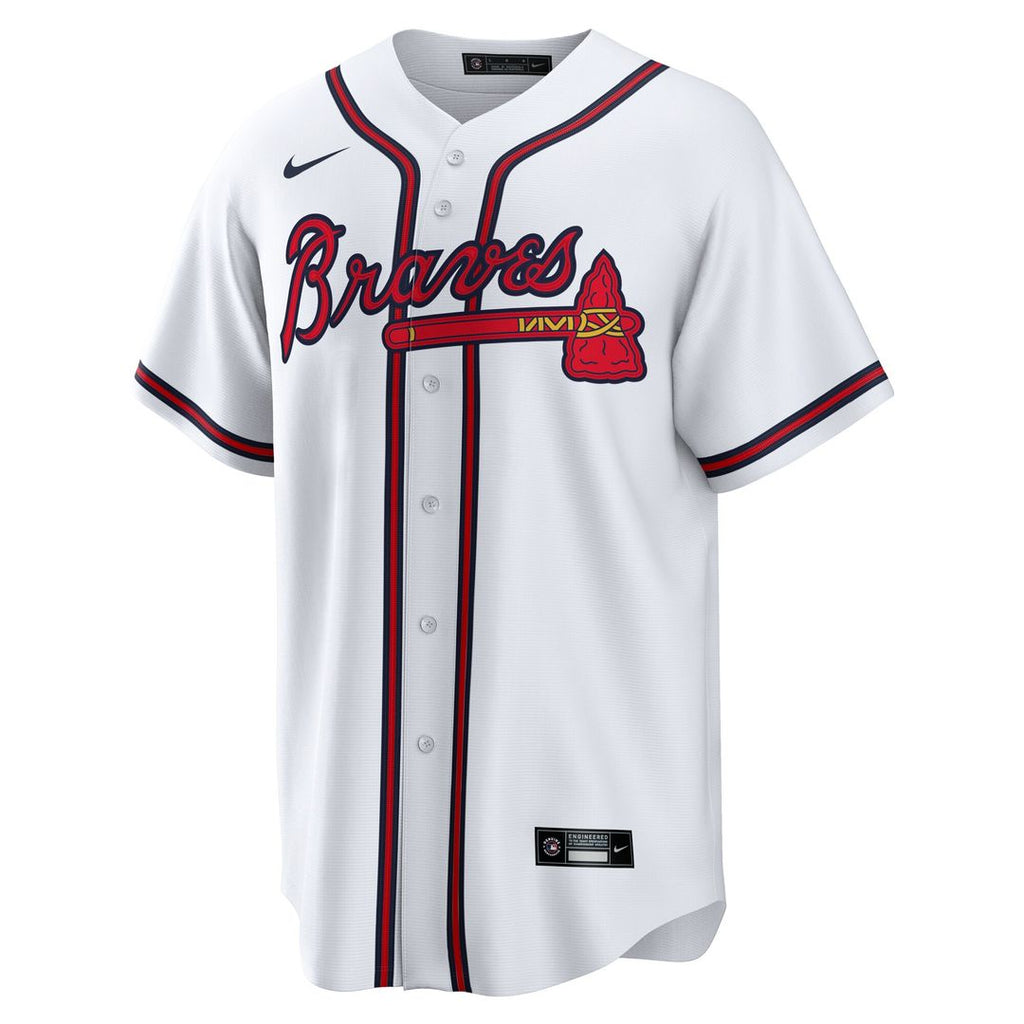 Reynaldo Lopez Atlanta Braves Nike Home Replica Jersey - White Official MLB Team Apparel Baseball Fan Gear