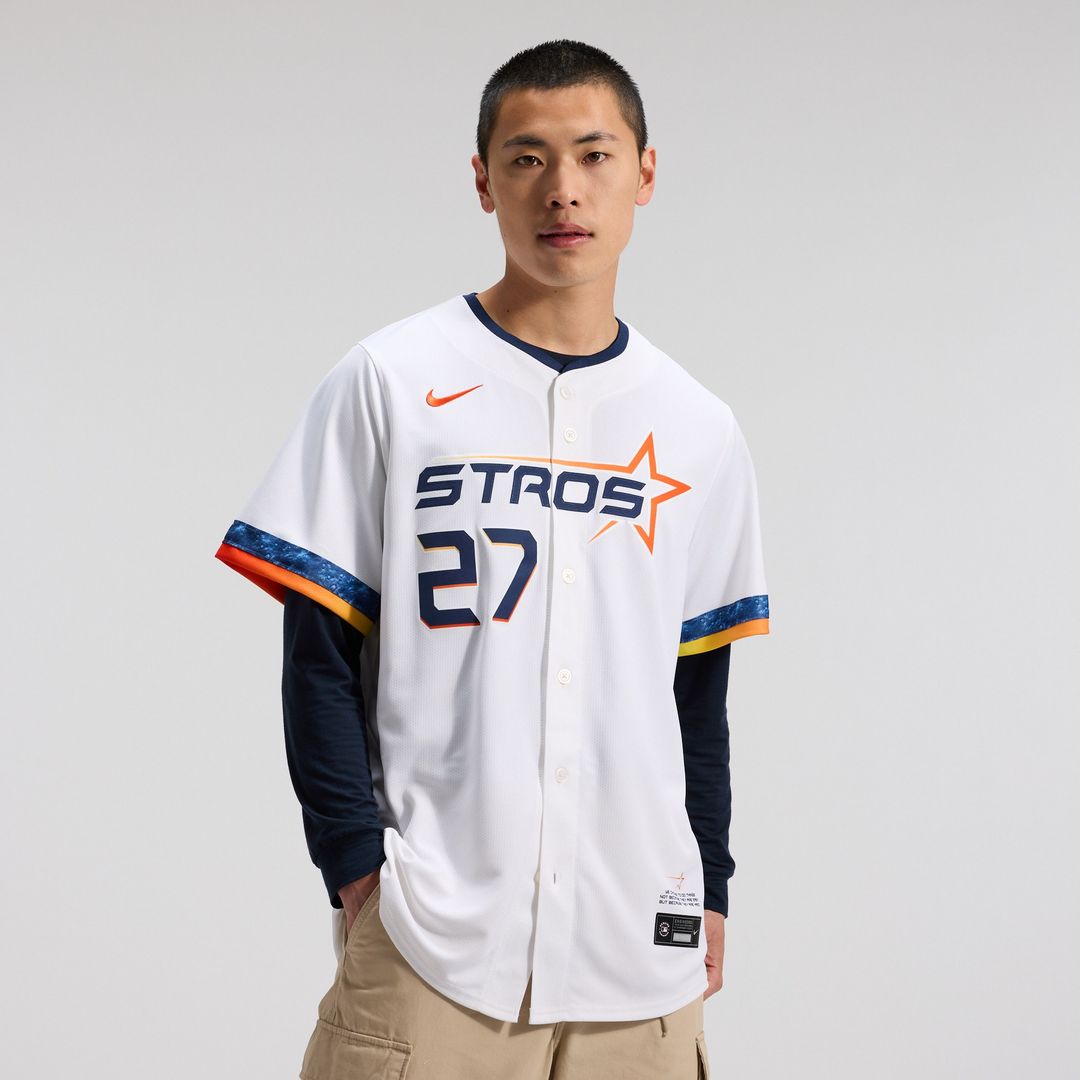Jose Altuve Houston Astros Nike 2025 City Connect Limited Player Jersey - White Official MLB Team Apparel Baseball Fan Gear