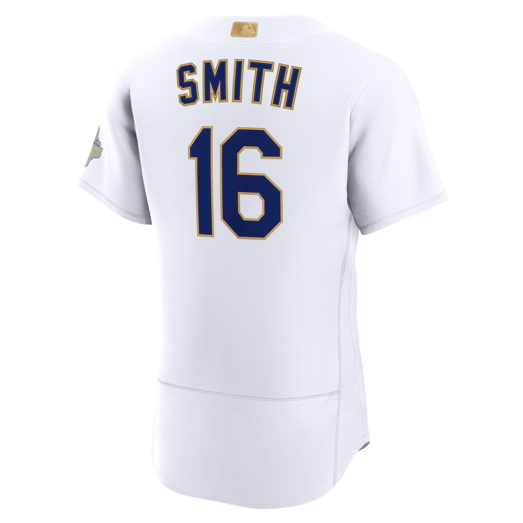 Will Smith Los Angeles Dodgers Nike 2026 Gold Collection Authentic Jersey - White Official MLB Team Apparel Baseball Fan Gear