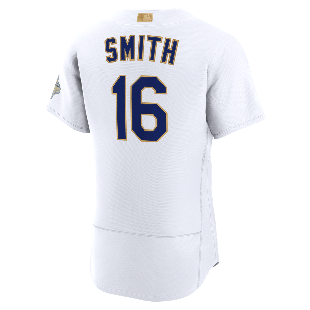 Will Smith Los Angeles Dodgers Nike 2026 Gold Collection Authentic Jersey - White Official MLB Team Apparel Baseball Fan Gear