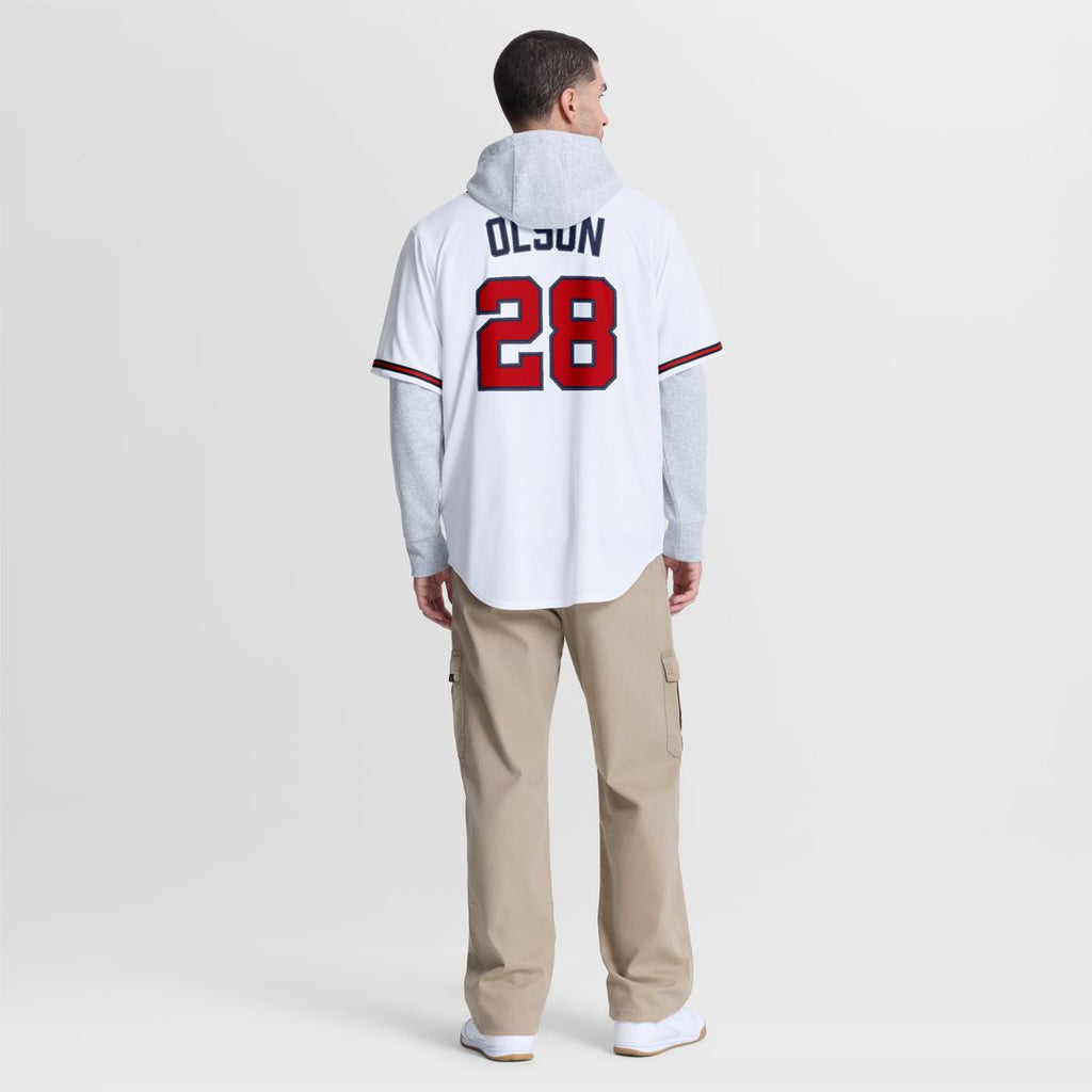 Matt Olson Atlanta Braves Nike Home Replica Jersey - White Official MLB Team Apparel Baseball Fan Gear
