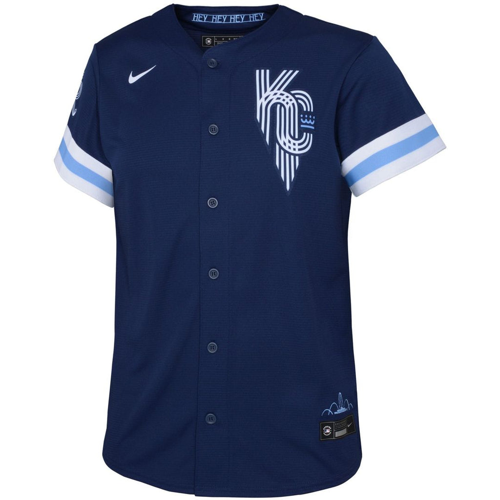 Salvador Perez Kansas City Royals Nike Toddler City Connect Replica Player Jersey - Navy Official MLB Team Apparel Baseball Fan Gear