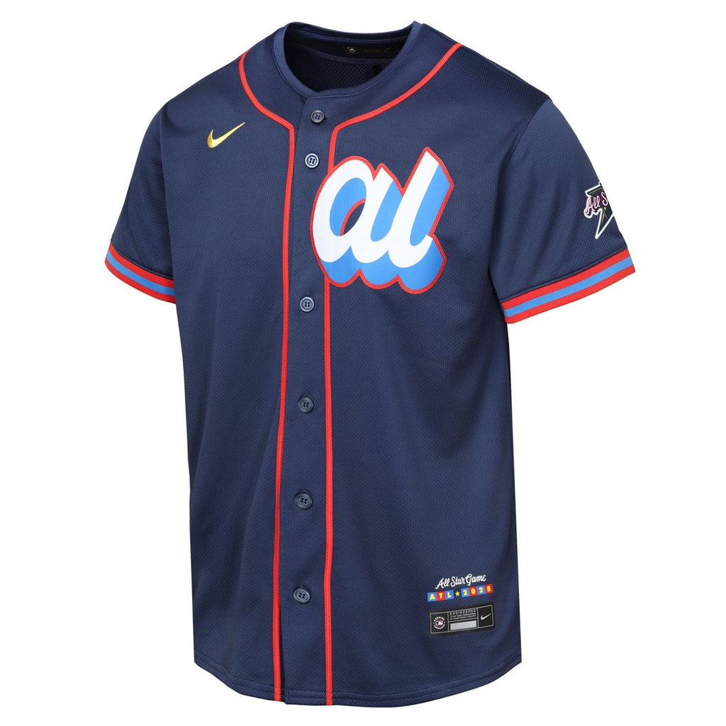 American League Nike Youth 2025 All-Star Edition Limited Jersey - Navy Official MLB Team Apparel Baseball Fan Gear
