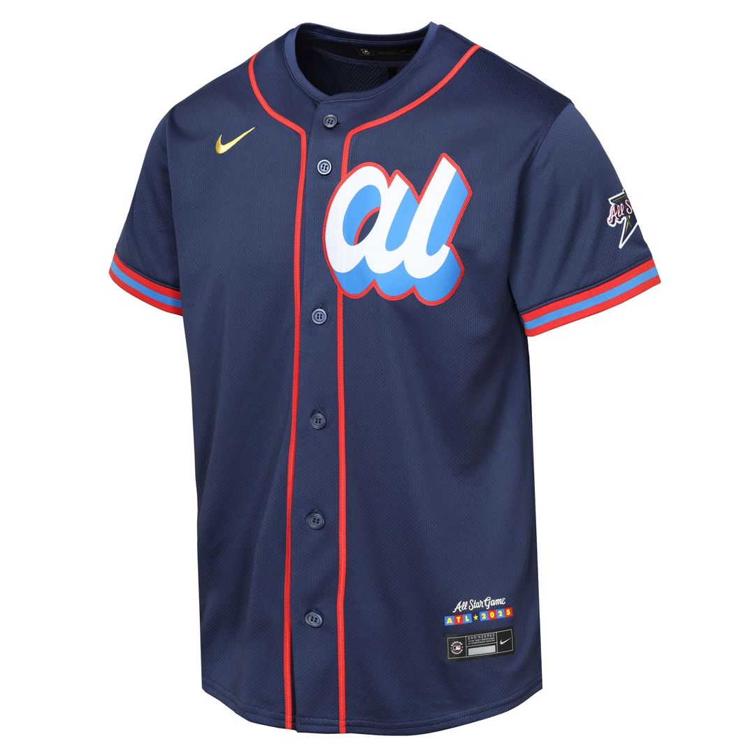 American League Nike Youth 2025 All-Star Edition Limited Jersey - Navy Official MLB Team Apparel Baseball Fan Gear