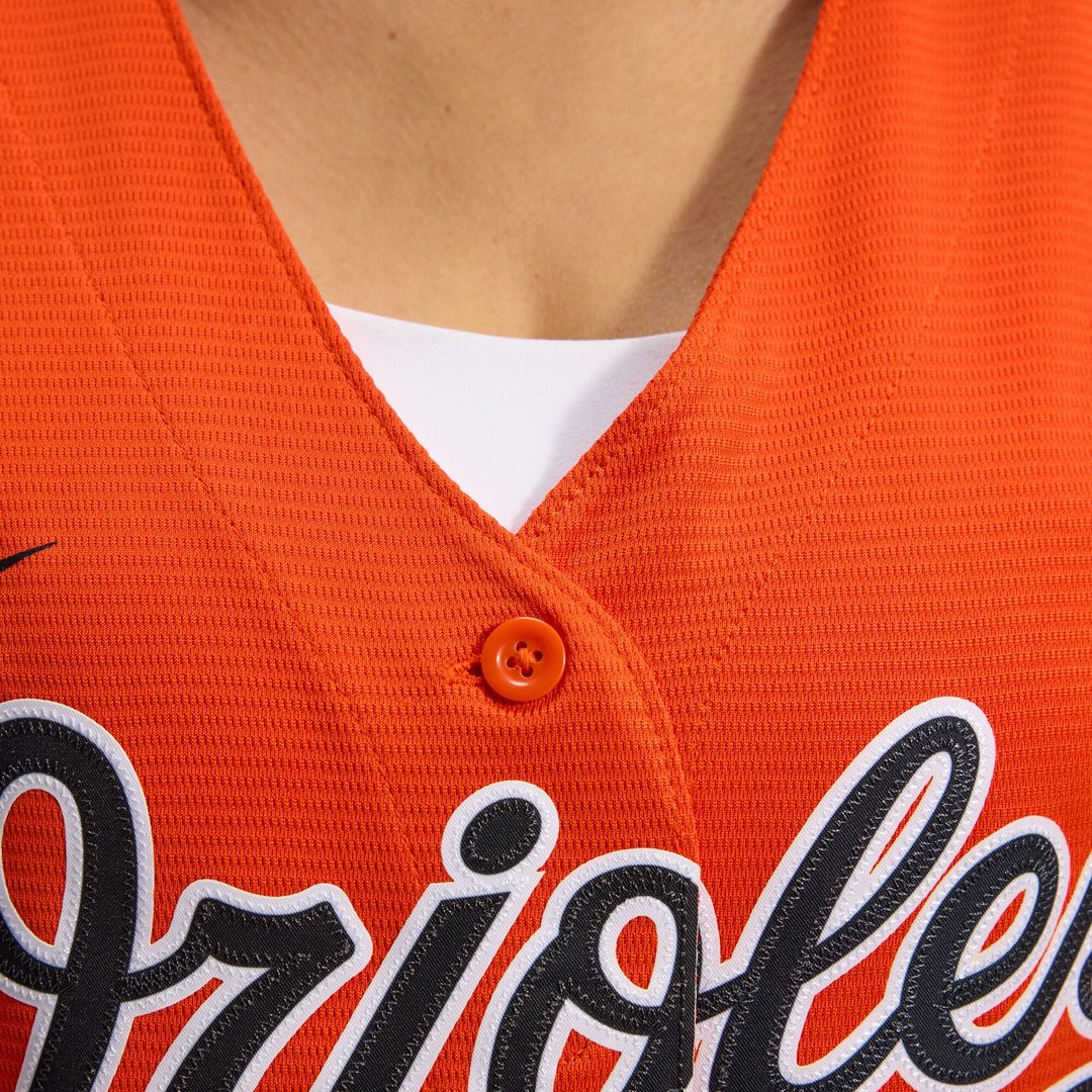 Adley Rutschman Baltimore Orioles Nike Women's Alternate Replica Player Jersey - Orange Official MLB Team Apparel Baseball Fan Gear