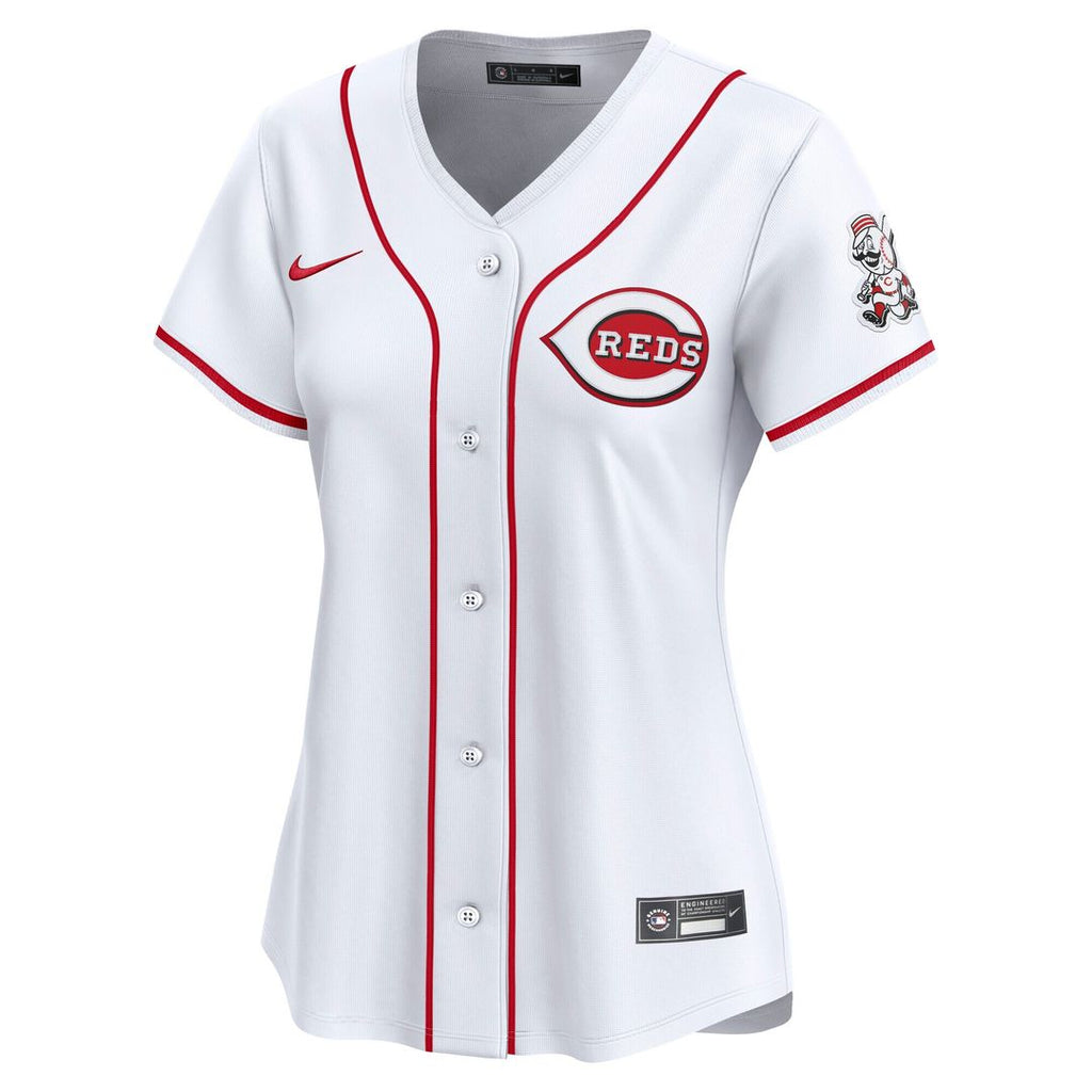 Cincinnati Reds Nike Women's Home Limited Jersey - White Official MLB Team Apparel Baseball Fan Gear