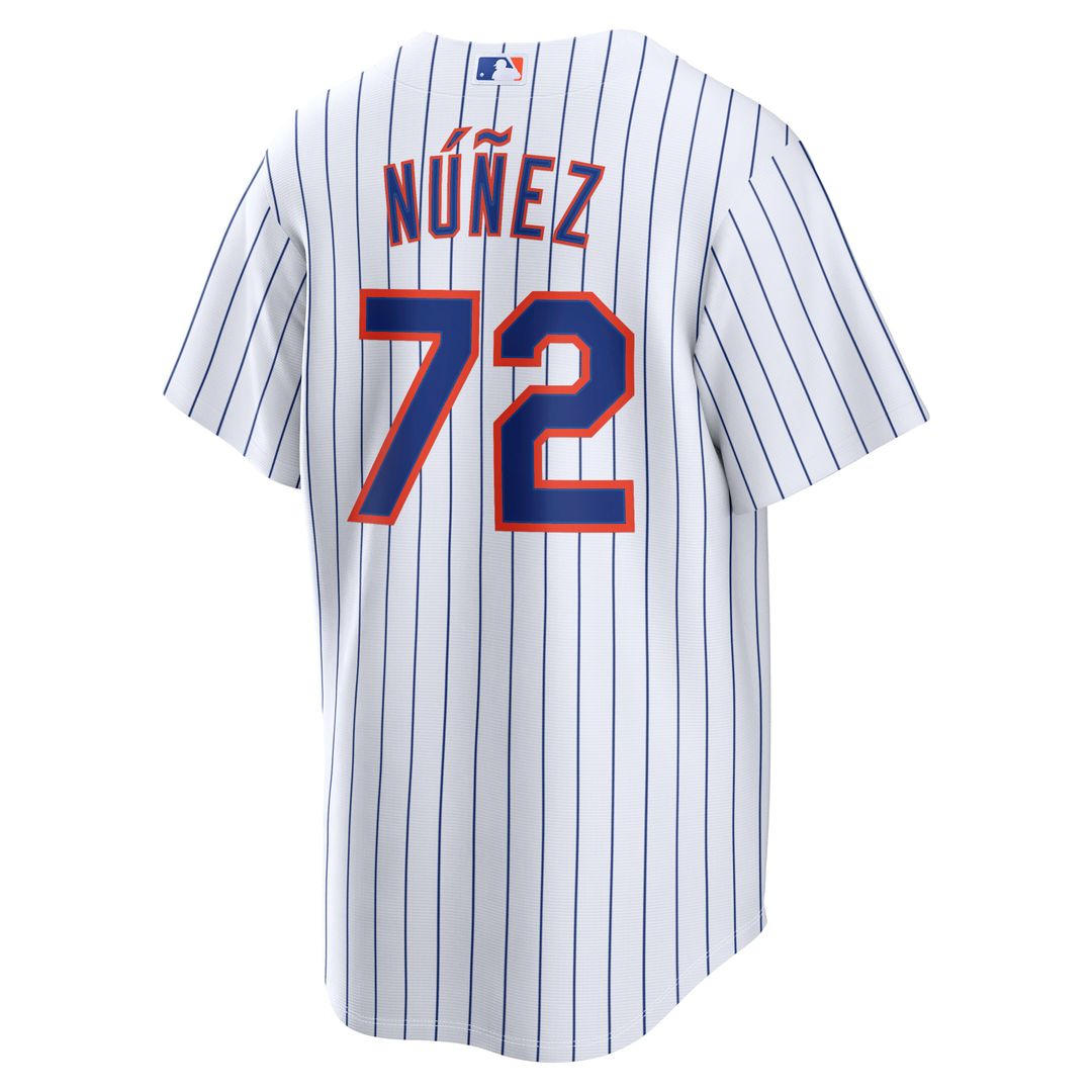 Dedniel Núñez New York Mets Nike Home Replica Jersey - White Official MLB Team Apparel Baseball Fan Gear