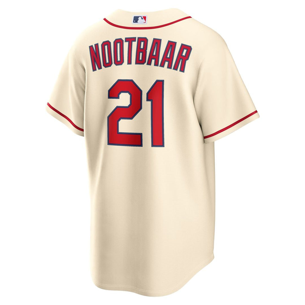 Lars Nootbaar St. Louis Cardinals Nike Alternate Replica Jersey - Cream Official MLB Team Apparel Baseball Fan Gear