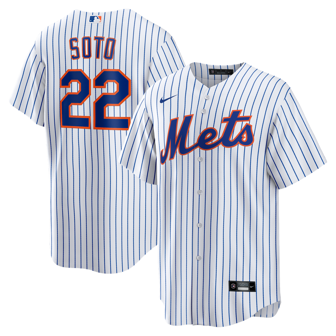 Juan Soto New York Mets Nike Home Replica Player Jersey - White Official MLB Team Apparel Baseball Fan Gear
