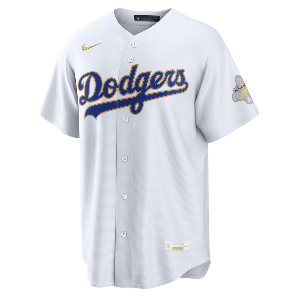 Los Angeles Dodgers Nike 2026 Gold Collection Stadium Jersey - White Official MLB Team Apparel Baseball Fan Gear
