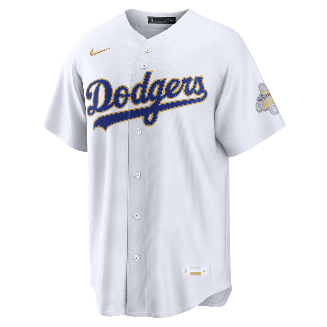 Los Angeles Dodgers Nike 2026 Gold Collection Stadium Jersey - White Official MLB Team Apparel Baseball Fan Gear