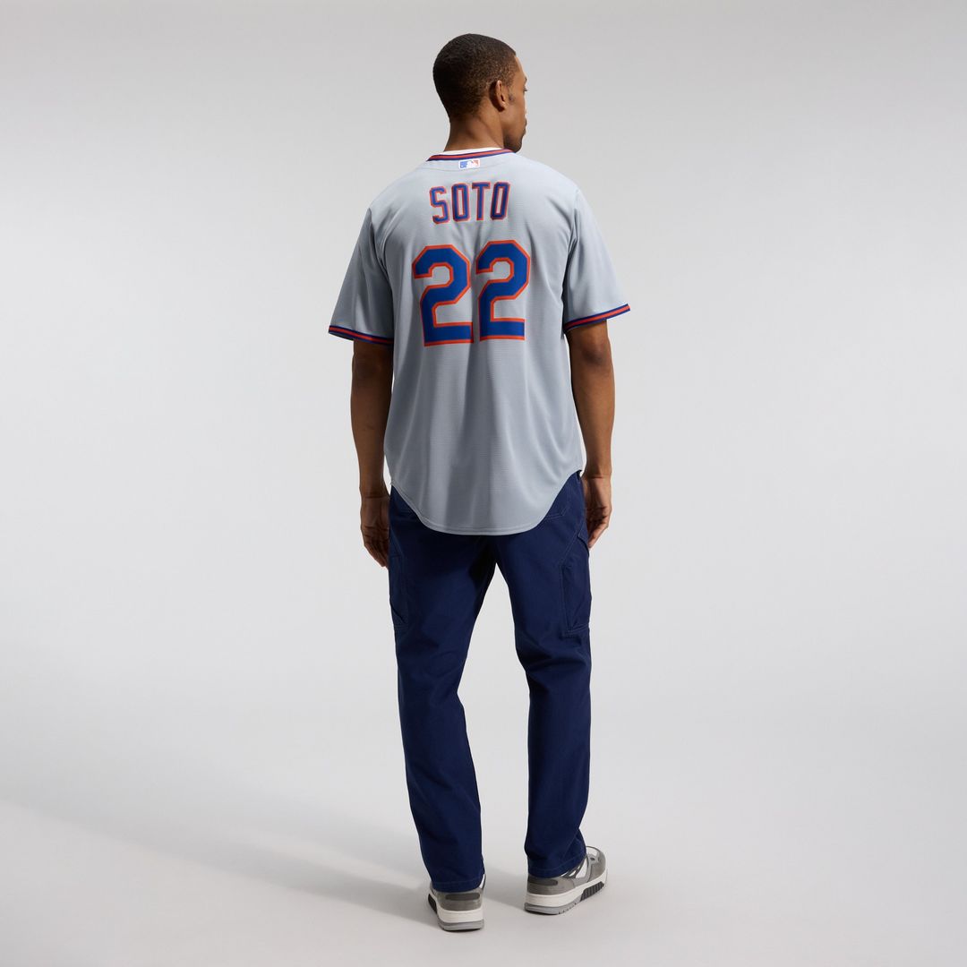 Juan Soto New York Mets Nike Road Replica Jersey - Gray Official MLB Team Apparel Baseball Fan Gear
