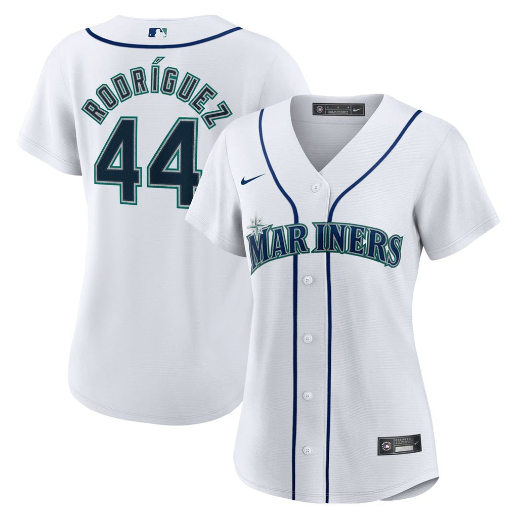 Julio Rodriguez Seattle Mariners Nike Women's Home Replica Player Jersey - White Official MLB Team Apparel Baseball Fan Gear
