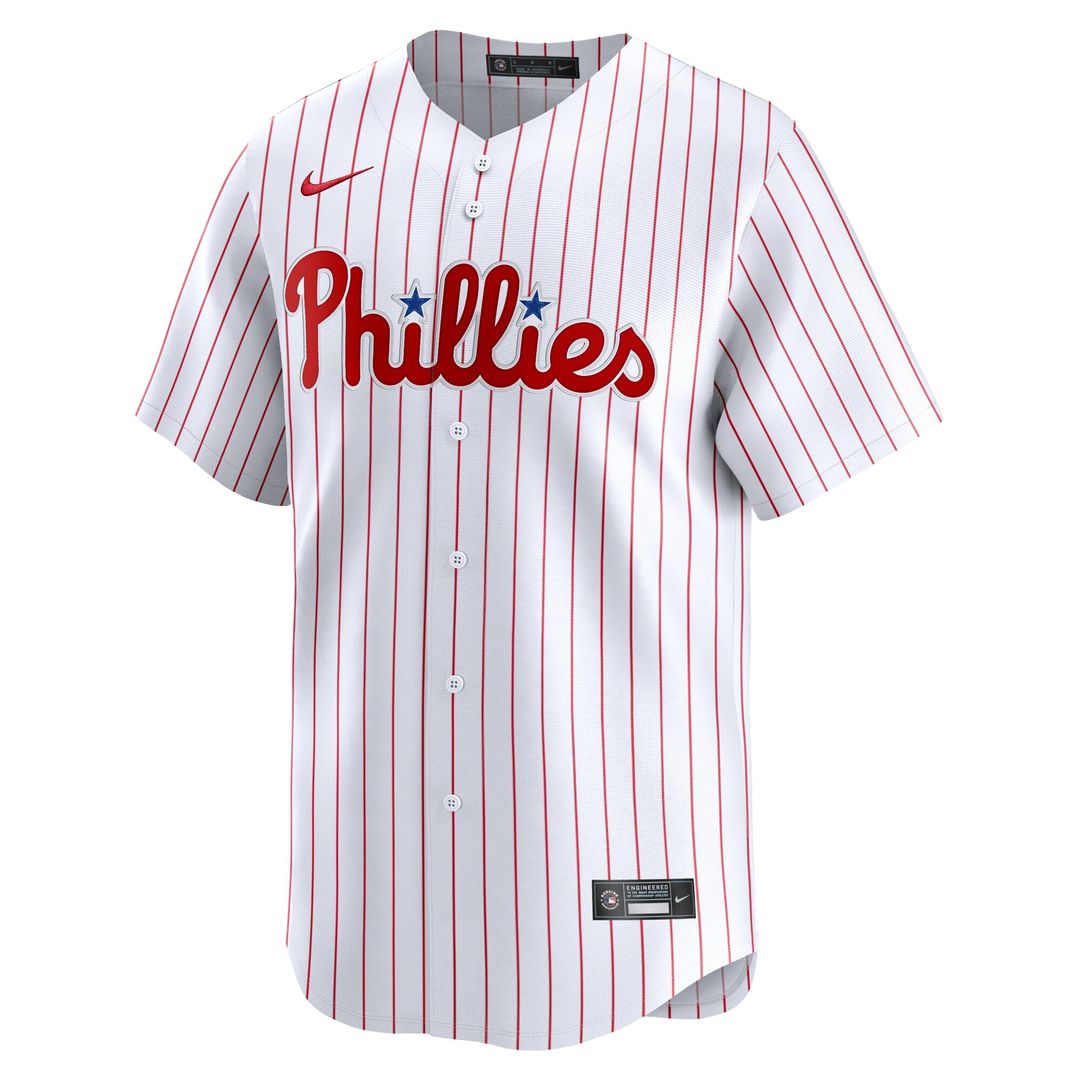 Aaron Nola Philadelphia Phillies Nike Home Limited Player Jersey - White Official MLB Team Apparel Baseball Fan Gear