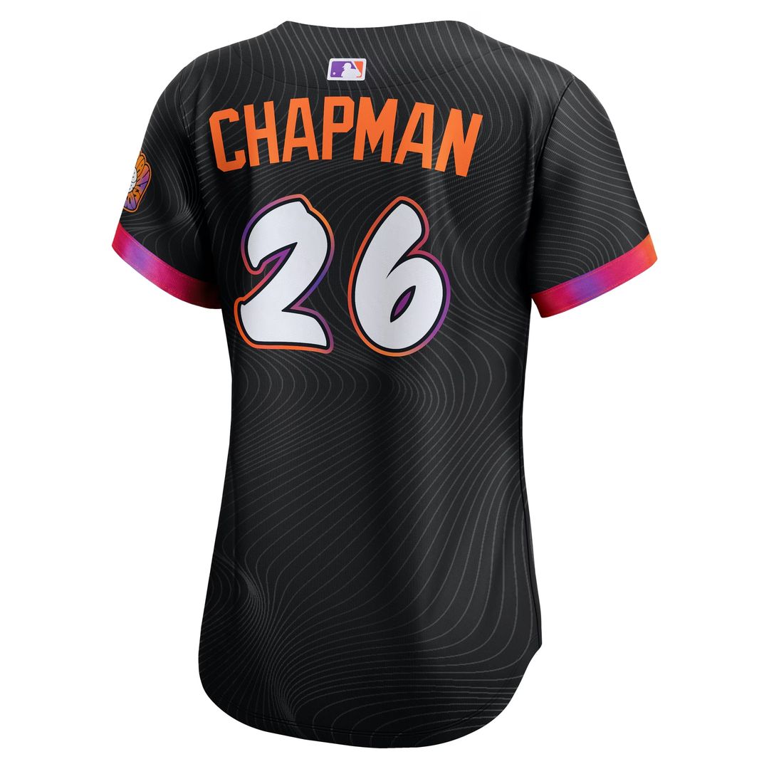 Matt Chapman San Francisco Giants Nike Women's 2025 City Connect Limited Jersey - Anthracite Official MLB Team Apparel Baseball Fan Gear