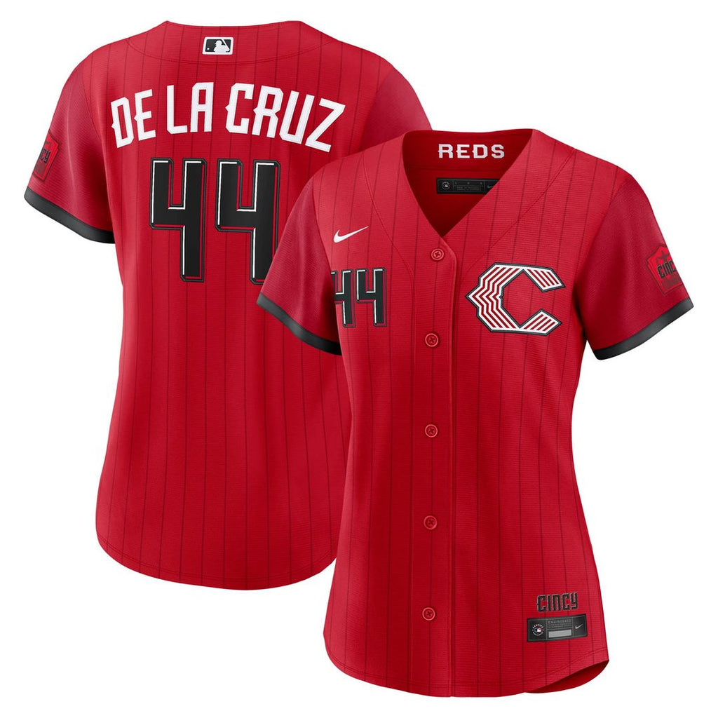 Elly De La Cruz Cincinnati Reds Nike Women's 2026 City Connect Stadium Jersey - Red Official MLB Team Apparel Baseball Fan Gear