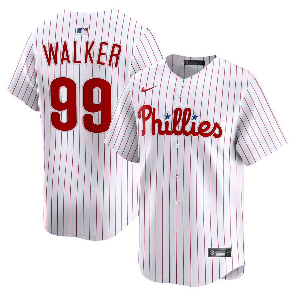 Taijuan Walker Philadelphia Phillies Nike Home Limited Player Jersey - White Official MLB Team Apparel Baseball Fan Gear