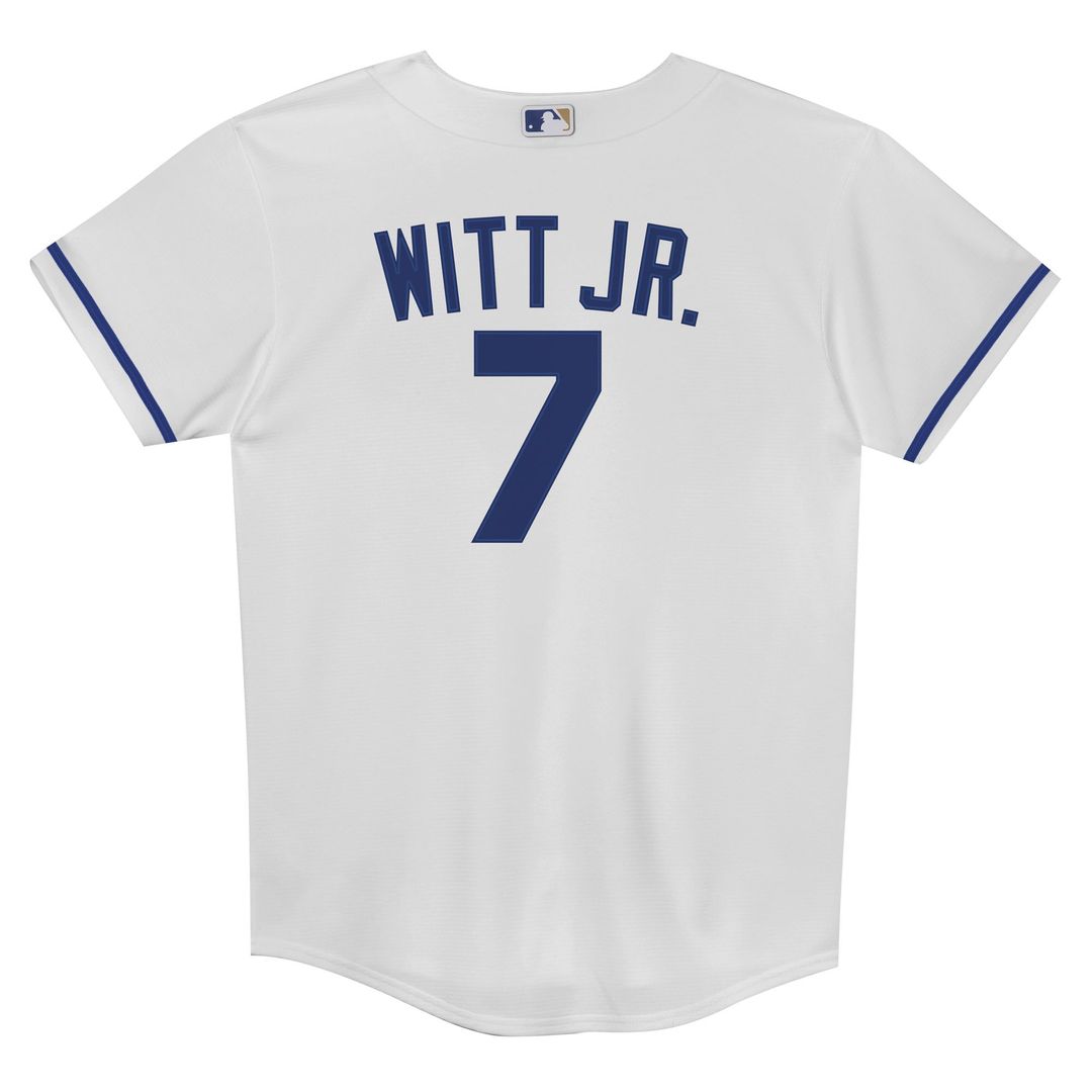 Bobby Witt Jr. Kansas City Royals Nike Preschool Home Replica Player Jersey - White Official MLB Team Apparel Baseball Fan Gear