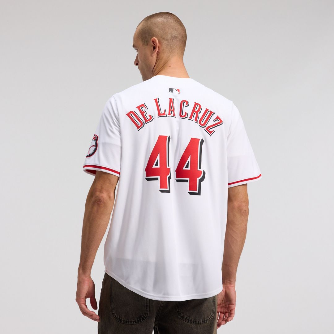 Elly De La Cruz Cincinnati Reds Nike Alternate 2 Limited Player Jersey - White Official MLB Team Apparel Baseball Fan Gear