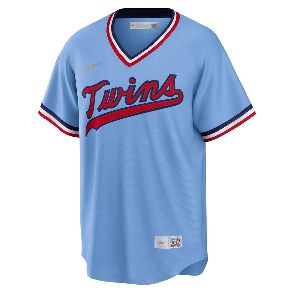 Minnesota Twins Nike Road Cooperstown Collection Team Jersey - Light Blue Official MLB Team Apparel Baseball Fan Gear