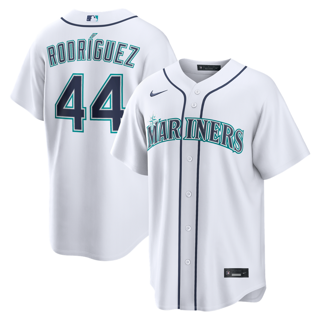 Julio Rodríguez Seattle Mariners Nike Home Replica Jersey - White Official MLB Team Apparel Baseball Fan Gear
