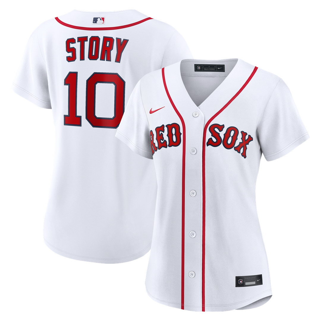 Trevor Story Boston Red Sox Nike Women's Home Replica Jersey - White Official MLB Team Apparel Baseball Fan Gear