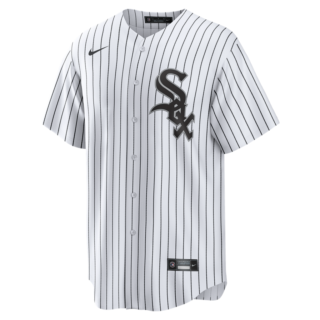 Seranthony Domínguez Chicago White Sox Nike Home Replica Jersey - White Official MLB Team Apparel Baseball Fan Gear
