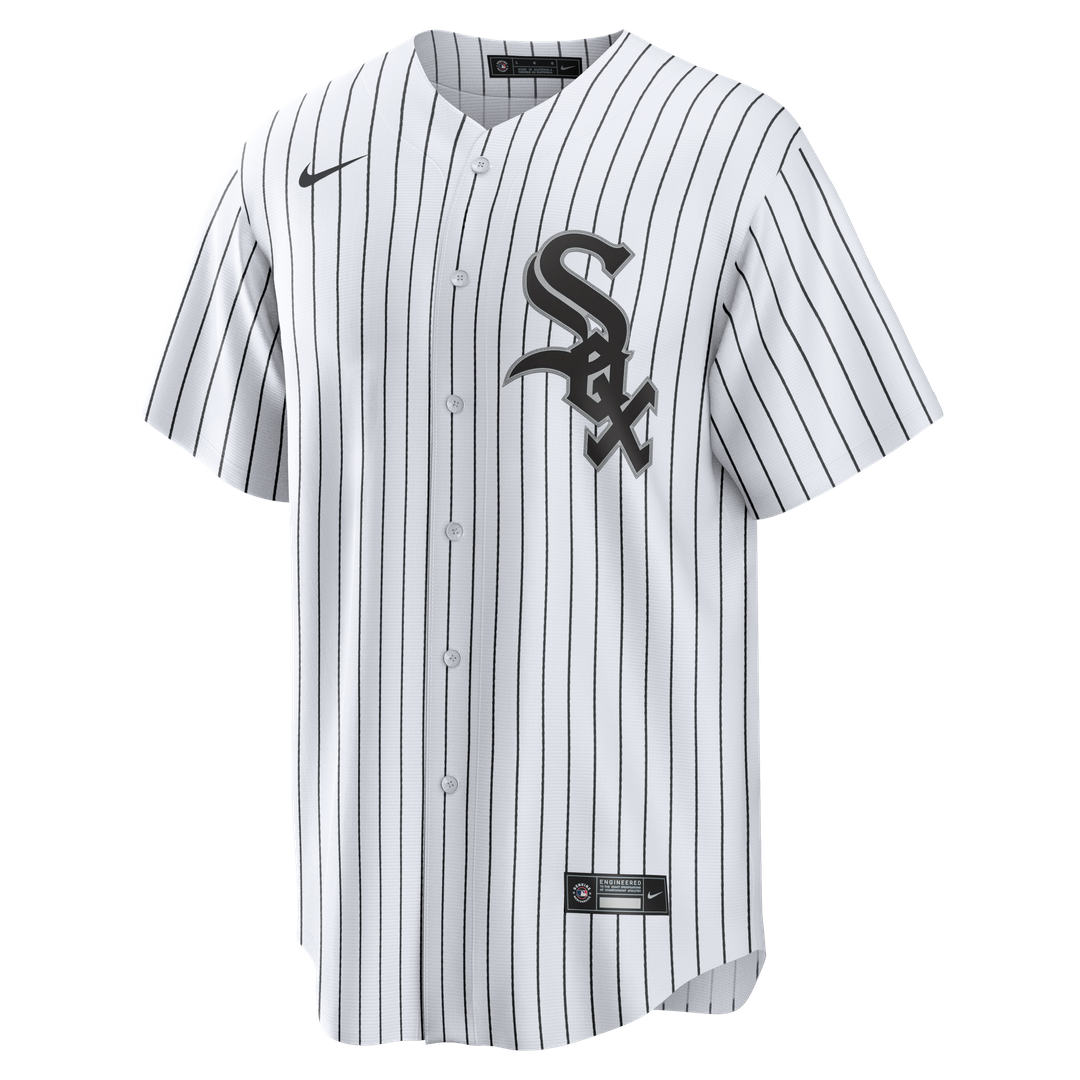Seranthony Domínguez Chicago White Sox Nike Home Replica Jersey - White Official MLB Team Apparel Baseball Fan Gear