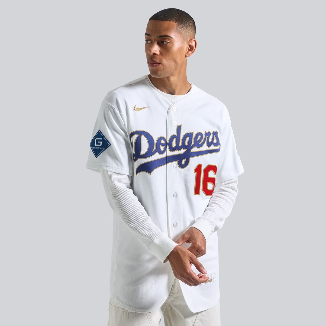 Will Smith Los Angeles Dodgers Nike 2026 Gold Collection Authentic Jersey - White Official MLB Team Apparel Baseball Fan Gear