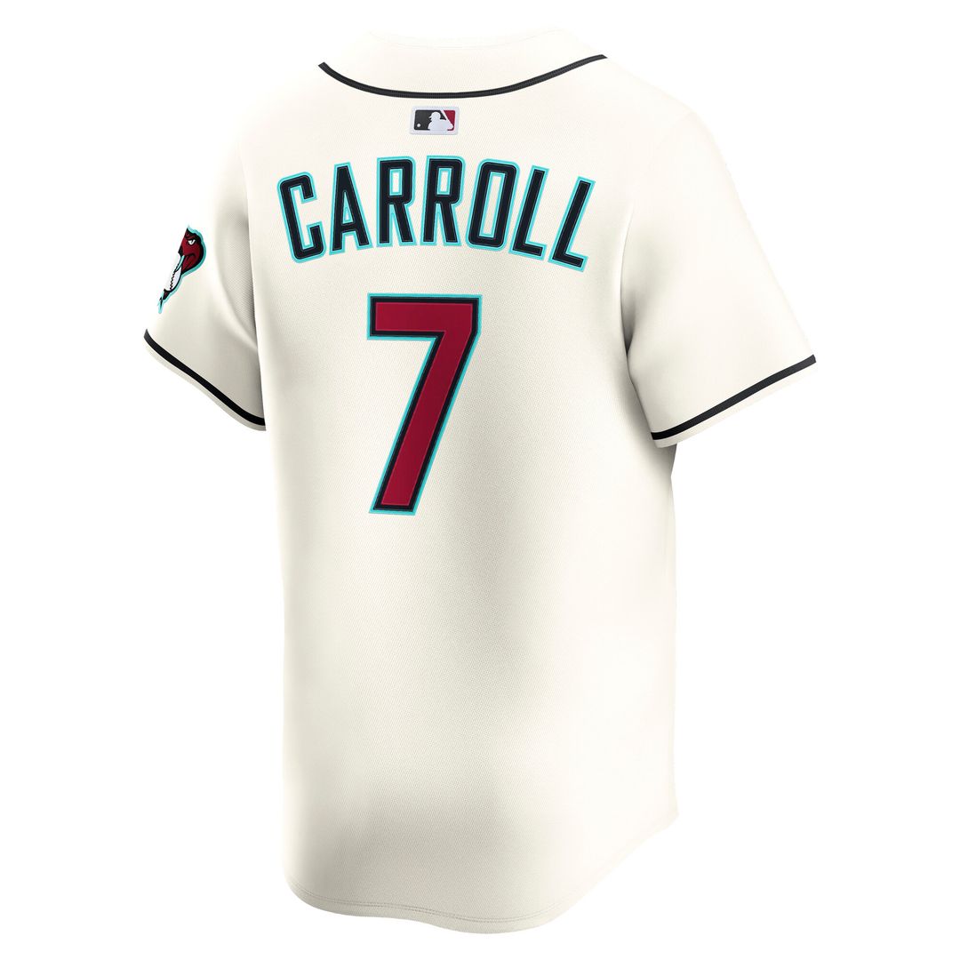 Corbin Carroll Arizona Diamondbacks Nike Home Limited Player Jersey - Cream Official MLB Team Apparel Baseball Fan Gear