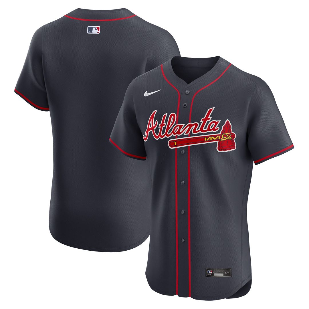 Atlanta Braves Nike Home Elite Jersey - White Official MLB Team Apparel Baseball Fan Gear
