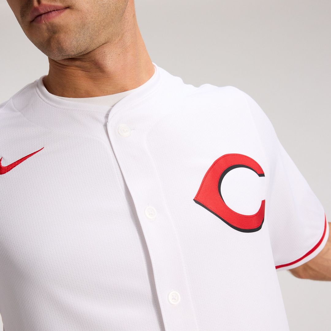 Elly De La Cruz Cincinnati Reds Nike Alternate 2 Limited Player Jersey - White Official MLB Team Apparel Baseball Fan Gear