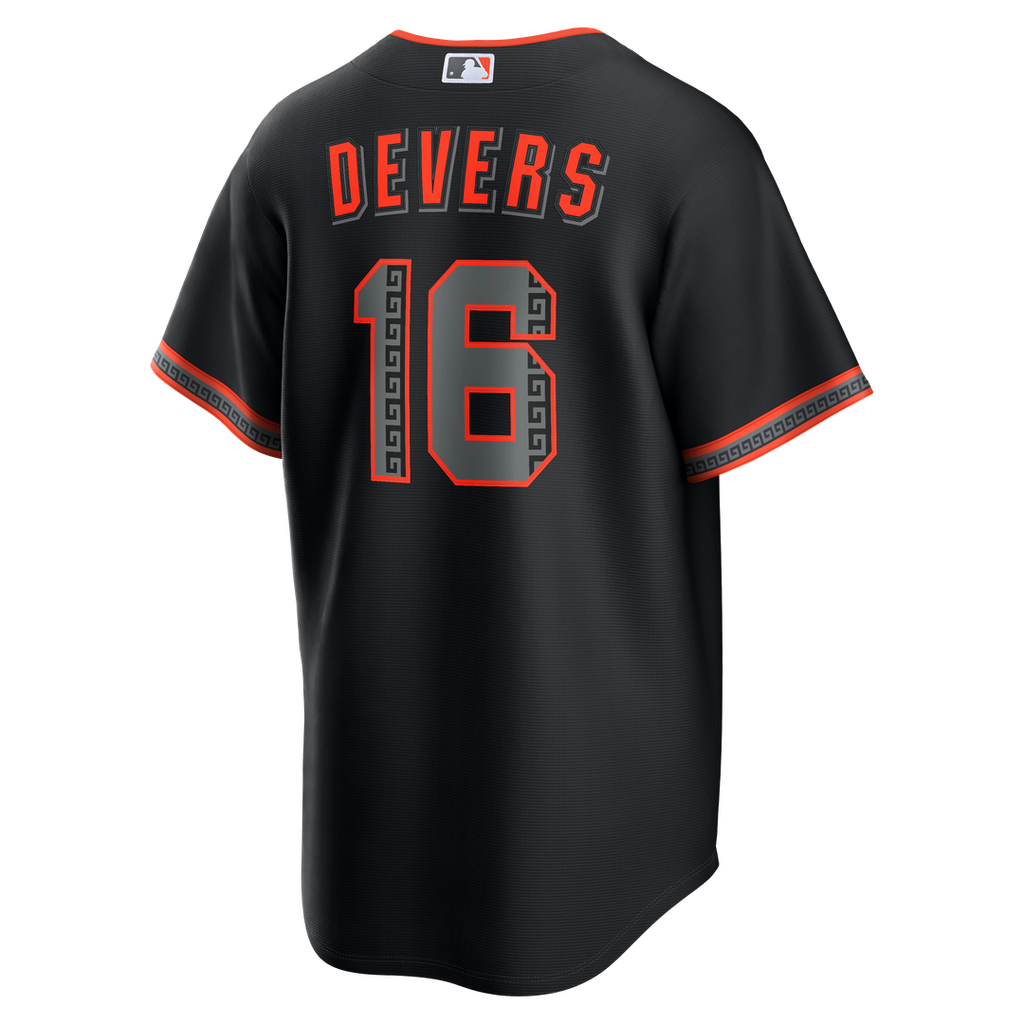 Rafael Devers San Francisco Giants Nike Alternate Replica Jersey - Black Official MLB Team Apparel Baseball Fan Gear