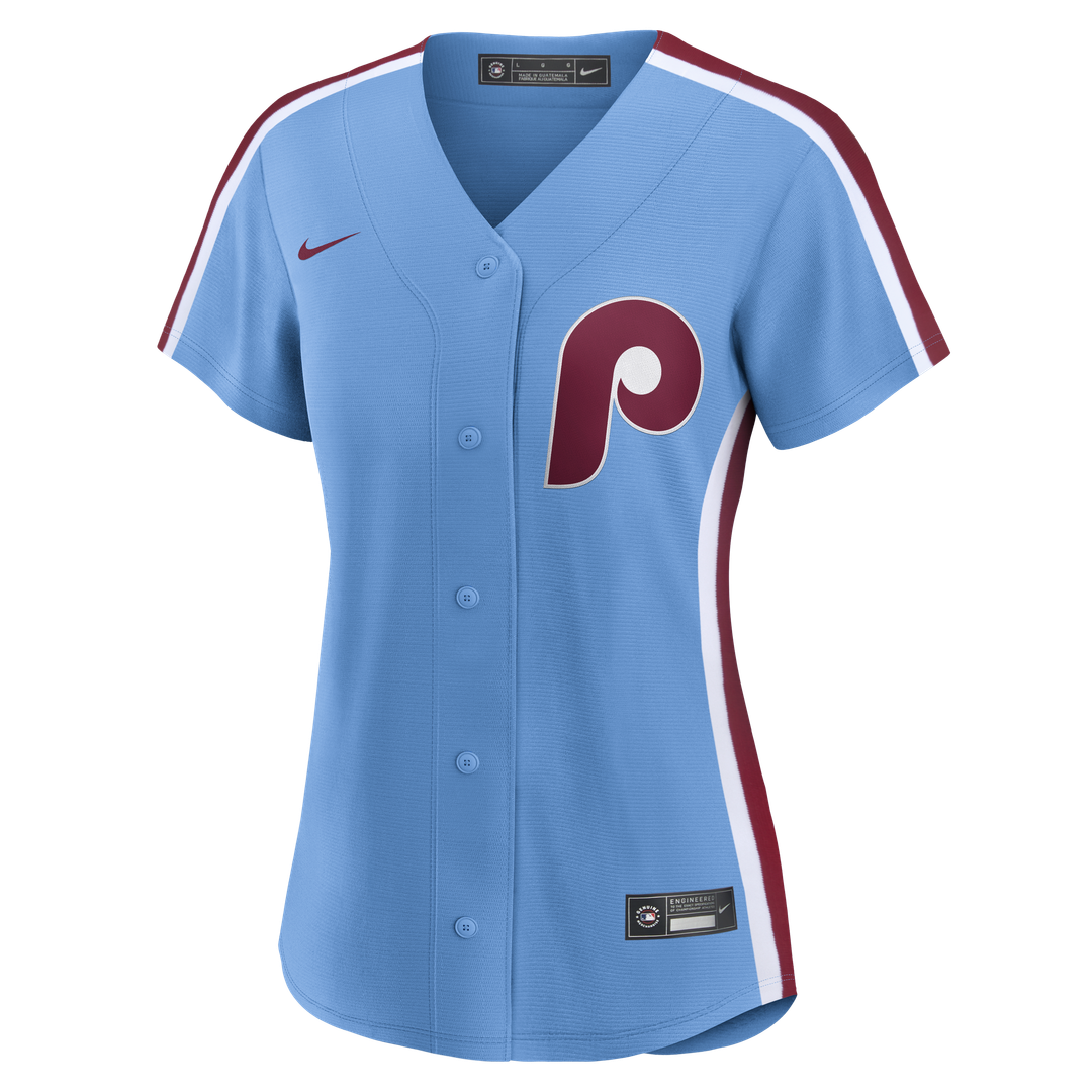 Ryan Howard Philadelphia Phillies Nike Women's Replica Jersey - Light Blue Official MLB Team Apparel Baseball Fan Gear